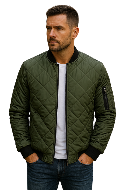 FABIEN™ | VESTE À COUTURE DIAMANT