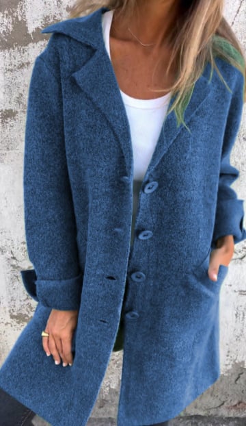 SANDRINE™ | MANTEAU À BOUTONS STYLÉ