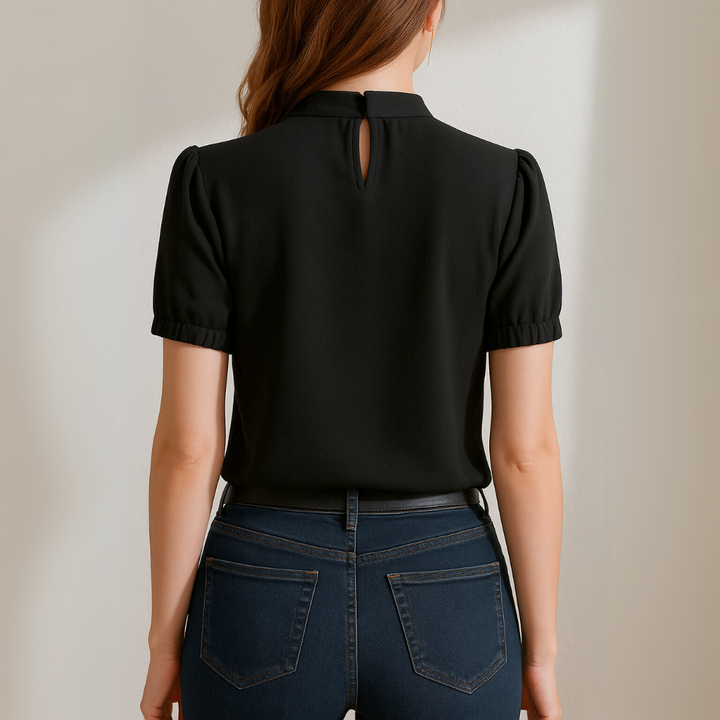 ANGE™ | ELEGANT PLEATED BLOUSE