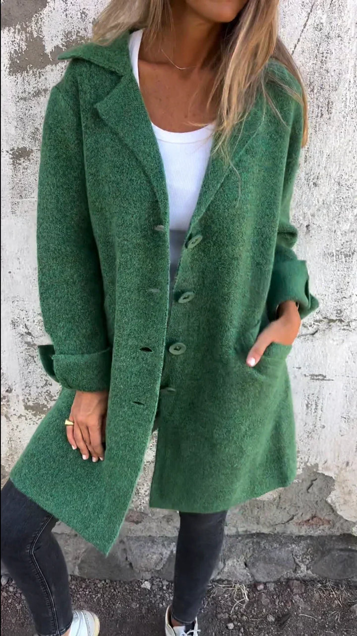 SANDRINE™ | MANTEAU À BOUTONS STYLÉ
