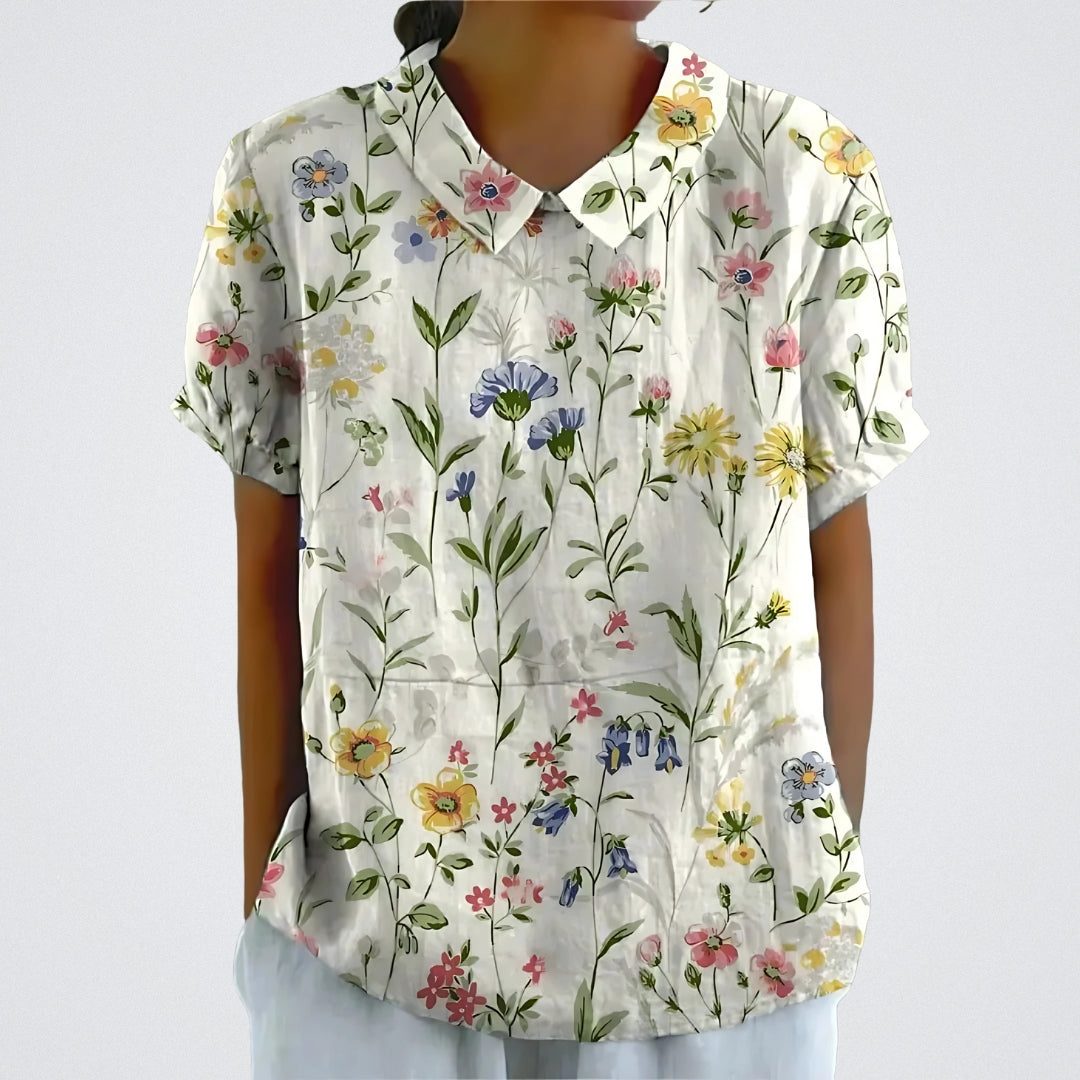 LINA™ | BLOUSE FLORALE ÉLÉGANTE
