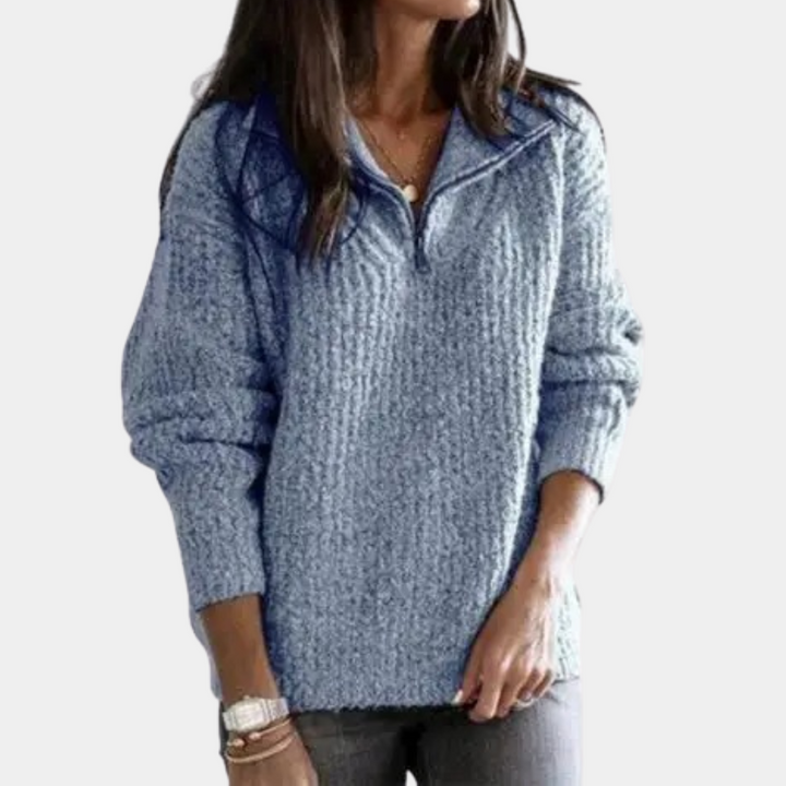 SERENA™ | WOMEN'S SWEATER WITH HALF ZIP