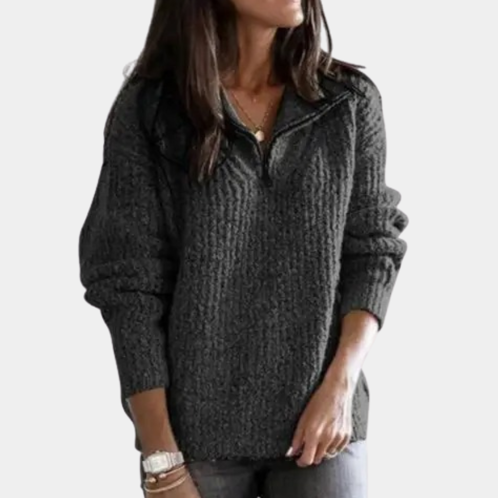 SERENA™ | WOMEN'S SWEATER WITH HALF ZIP