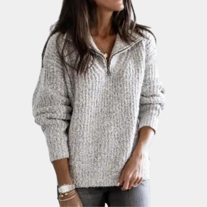 SERENA™ | WOMEN'S SWEATER WITH HALF ZIP