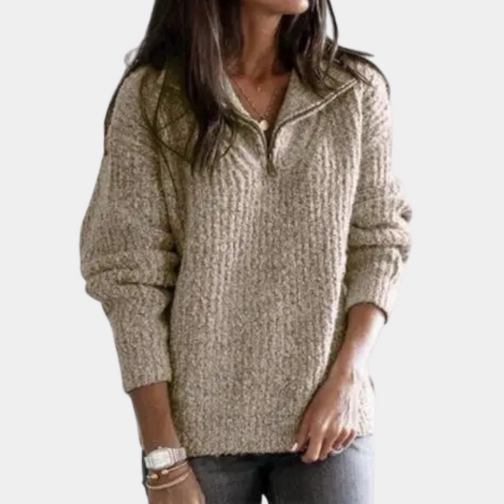 SERENA™ | WOMEN'S SWEATER WITH HALF ZIP