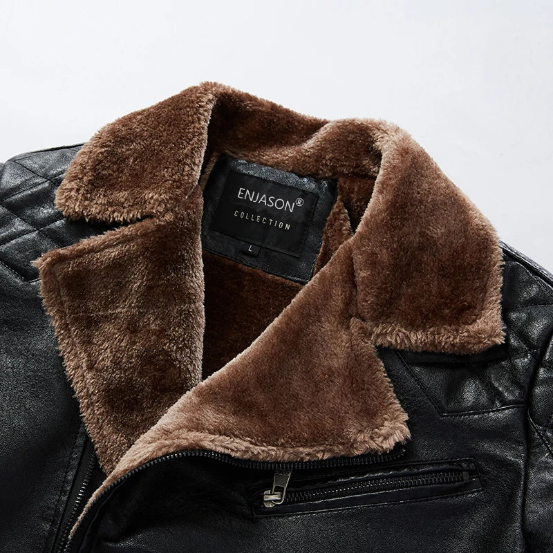 GABRIEL™ | VESTE AVIATOR À COL EN MOLLETON