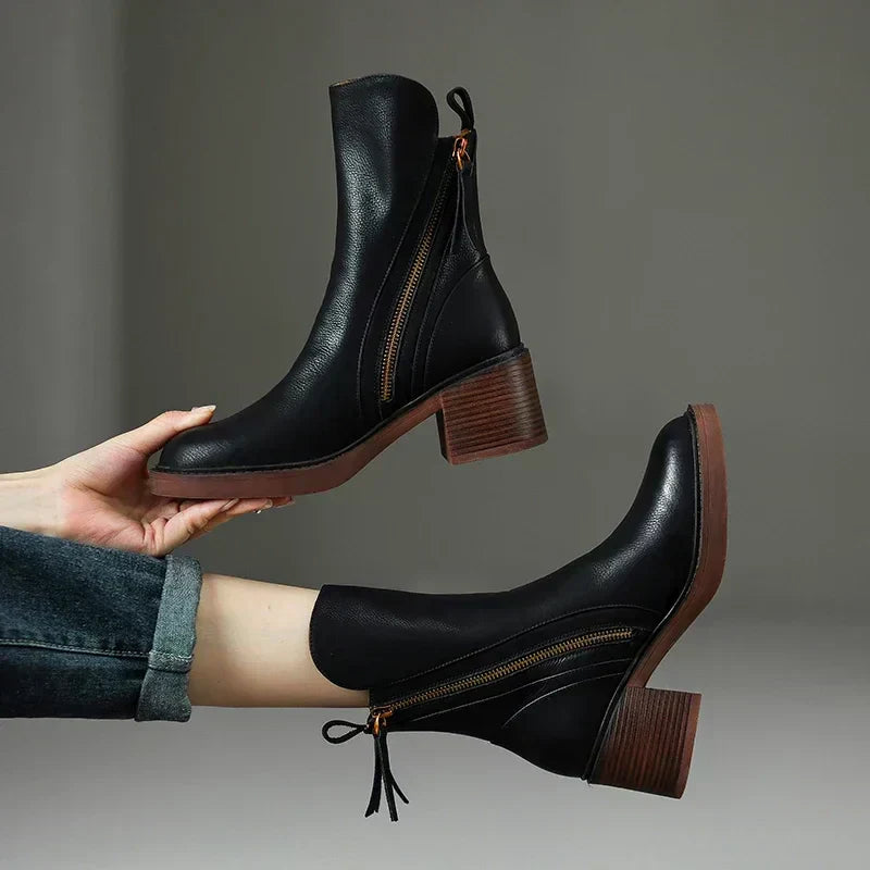 EDITH™ | BOTTINES EN CUIR