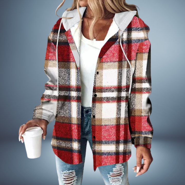 NADINE™ | VESTE À CARREAUX CHIC ET TENDANCE