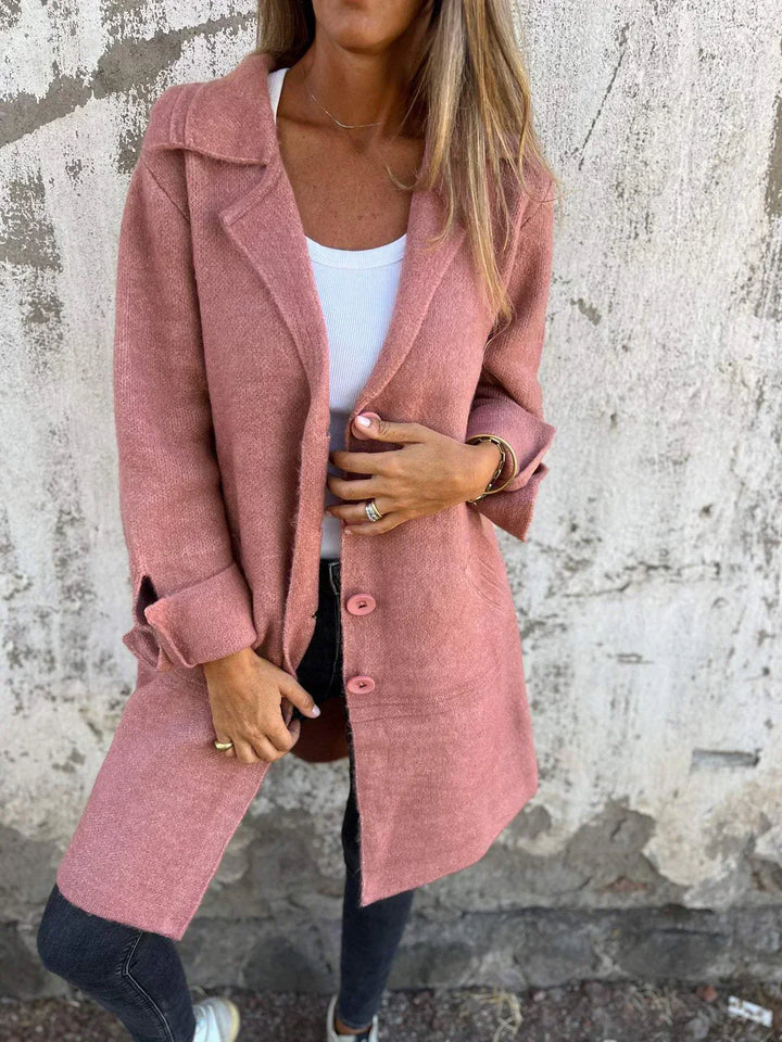 SANDRINE™ | MANTEAU À BOUTONS STYLÉ
